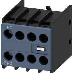 3RH2911-1HA01 - Auxiliary switch on the front, 1 NC Current path 1 NC for 3RH and 3RT screw terminal .1/.2