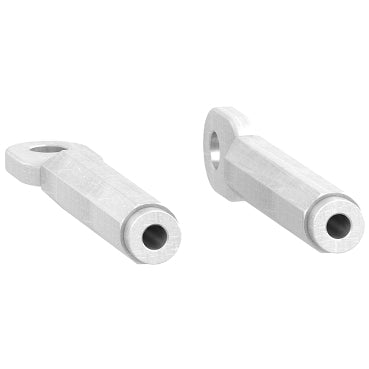 LV432476 - Long rear connections, ComPacT NSX, EasyPact CVS, 630A, set of 2 parts