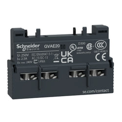 GVAE20 - TeSys GV2 & GV3 - auxiliary contact - 2 NO