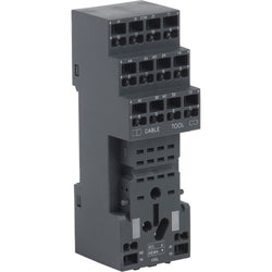 RXZE2S114S - Relay socket, RXM2/RXM4, 6/12A, Spring clamp terminal