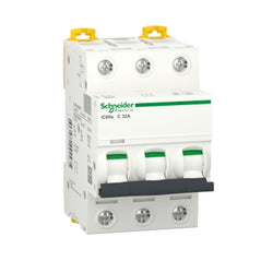 A9F64332 - Miniature circuit-breaker, Acti9 iC60a, 3 pole, 32 A, C curve, 4500 A (IEC 60898-1), 6 kA (IEC 60947-2)