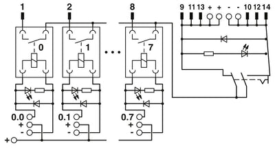 2903600 - Active module - VIP-8RPT-24DC/1AU/DI/PLC