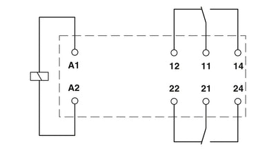 2987943 - Single relay - REL-MR- 24DC/21-21/MS