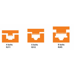 44057100 - Tramontina PRO RJ11, RJ12 and RJ45 Crimping Pliers