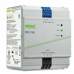 787-732 - Power supply; Eco; 1-phase; 24 VDC output voltage; 10 A output current; DC-OK LED; 4,00 mm²