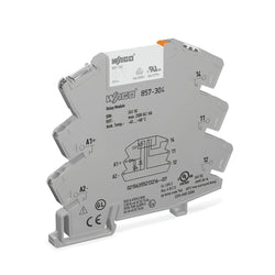 857-304 - Relay module; Nominal input voltage: 24 VDC; 1 changeover contact; gray