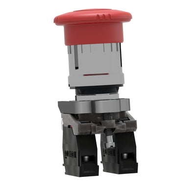 XB4BS8445 - Harmony XB4, Emergency stop 1 NO + 1 NC