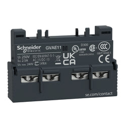 GVAE11 - TeSys GV2 & GV3 - auxiliary contact - 1 NO + 1 NC