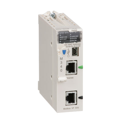 BMXP342020 - Processor module M340 - max 1024 discrete + 256 analog I/O - Modbus - Ethernet