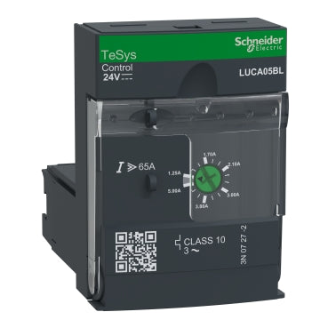 LUCA05BL - Standard control unit, TeSys U, 1.25-5A, 3P motors, thermal magnetic protection, class 10, coil 24V DC