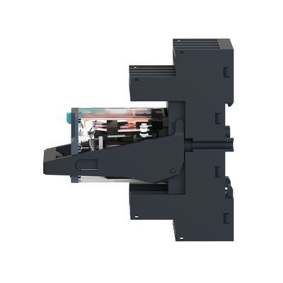 RXM2AB2BDPVM - Miniature plug-in relay pre-assembled, 10A, 2CO, 24V DC with LED and lockable test button