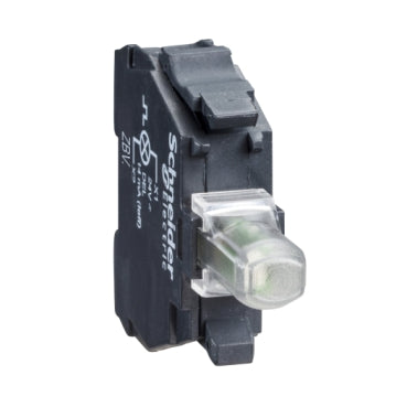 ZBVG3 - Light block for head Ø22, green, integral LED, 110...120 V AC ...