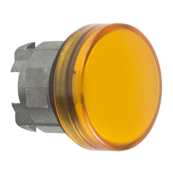 ZB4BV05 - Orange pilot light head Ø22 with plain lens for BA9s bulb