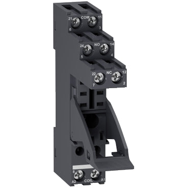 RGZE1S48M - Socket, separate contact, 5 A, relay type RXG2, screw connector, 250 V AC