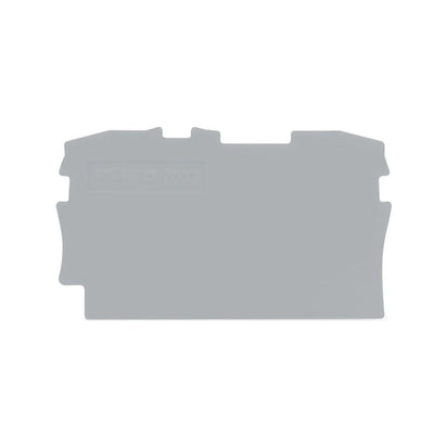 2002-1291 - End and intermediate plate; 0.8 mm thick; gray
