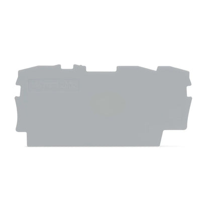 2002-1391 - End and intermediate plate; 0.8 mm thick; gray