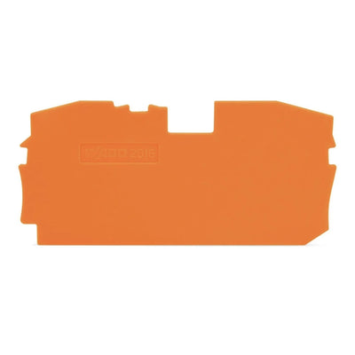 2016-1292 - End and intermediate plate; 1 mm thick; orange