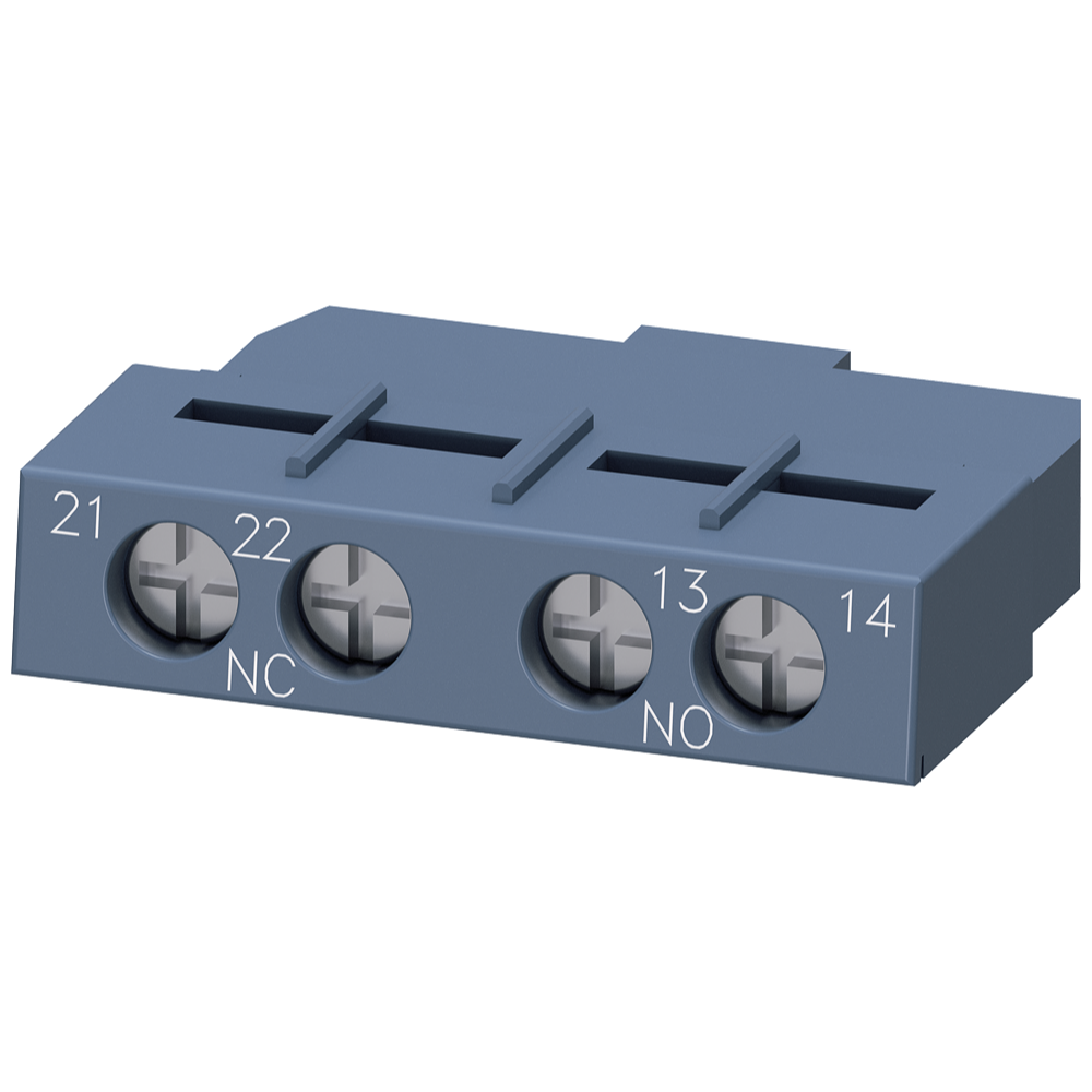 3RV2901-1E - Auxiliary switch transverse 1 NO+1 NC screw terminal for ...