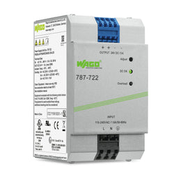 787-722 - Power supply; Eco; 1-phase; 24 VDC output voltage; 5 A output current; DC-OK LED; 4,00 mm²