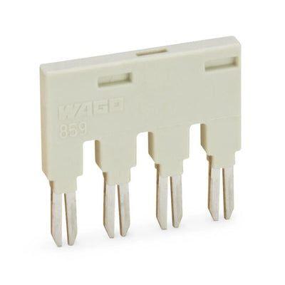 859-404 - Jumper; for jumper slot; 4-way; insulated; light gray