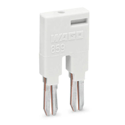 859-402 - Jumper; for jumper slot; 2-way; insulated; light gray